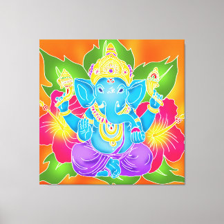 3FT x 3FT GANESH WALL GRAPHIC Batik Canvas Afdrukk