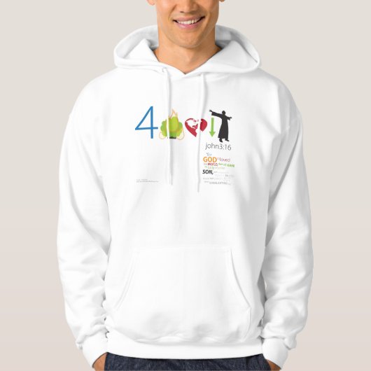 3h16 v1F - sweat - shirt à capuche de base de John (Devant)