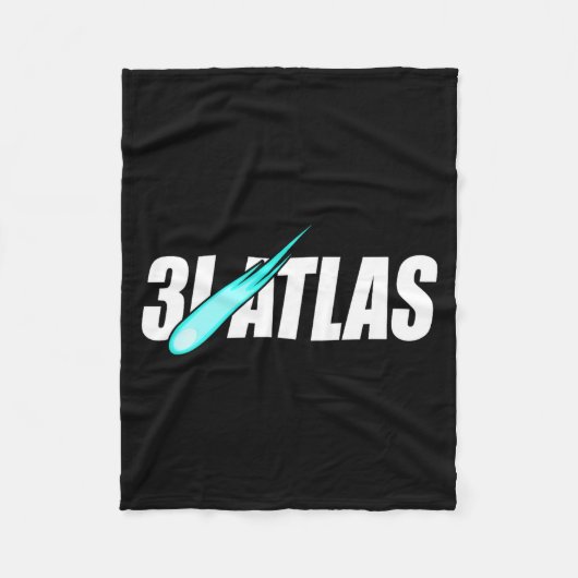 3i_atlas Interstellar Comet Fleece Deken (Voorkant)