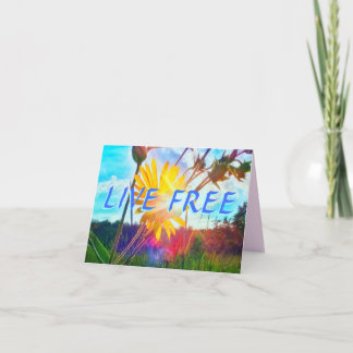 3LIVE FREE GREETING CARD KAART