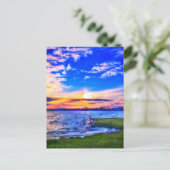 3NOUVELLE CARTE POSTALE LAKE SUNSET (Debout devant)