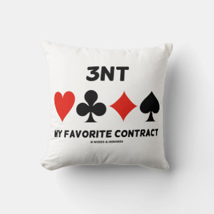 3NT Mijn favoriete contract (vier kaartuitgangen) Kussen