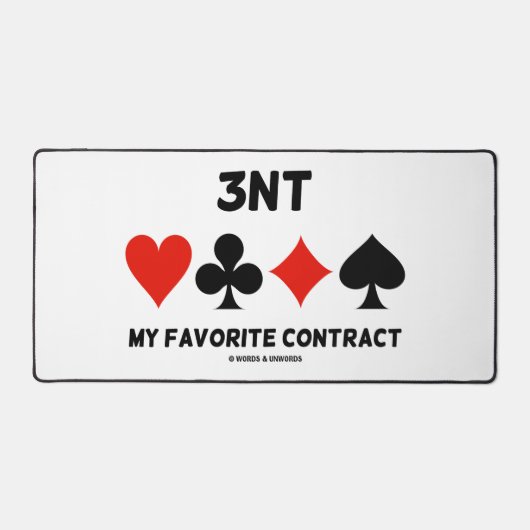 3NT Mon contrat favori Quatre cartes convient Brid (Recto)