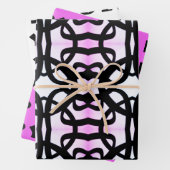 3pc Eclectic Print Wrapping Papier Inpakpapier Vel (In situ)