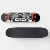 ~3pop ART~ SCHAATS DECK, AANPASSEN HET! Skateboard (Horizontaal)