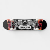 ~3pop ART~ SCHAATS DECK, AANPASSEN HET! Skateboard (Horizontaal)