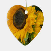 3rd Anniversary Sunflower Keramisch Ornament (Rechts)