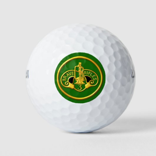 3rd Armored Cavalry Regiment  Golfballen (Voorkant)