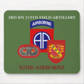 3RD BATTALION 319TH FIELD ARTILLERY MOUSEPAD MUISMAT (Voorkant)