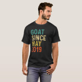 3Rd Birthday 3 Years Old GOAT Since May 2019 T-shirt (Voorkant volledig)