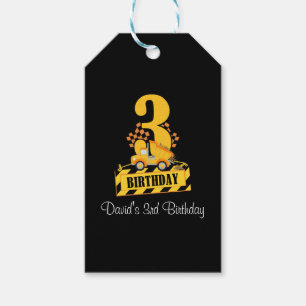 3rd Birthday Boy Construction Truck 3 Yrd Cadeaulabel