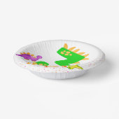 3rd Birthday. Dinosaur Design. My third birthday. Papieren Kommen (Gebogen)