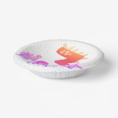 3rd Birthday. Dinosaur Design. My third birthday. Papieren Kommen (Gebogen)