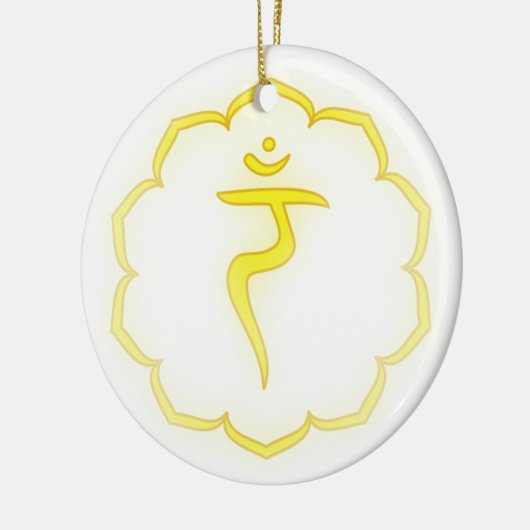 3rd Chakra - Keramisch Ornament (Links)