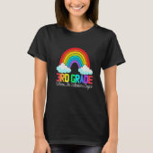 3rd grade rainbow leopard teacher team third grade t-shirt (Voorkant)