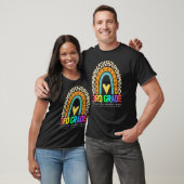 3rd grade rainbow leopard teacher team third grade t-shirt (Unisex)
