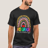 3rd grade rainbow leopard teacher team third grade t-shirt (Voorkant)