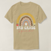 3rd grade Rainbow teacher team Third grade squad g T-shirt (Design voorkant)