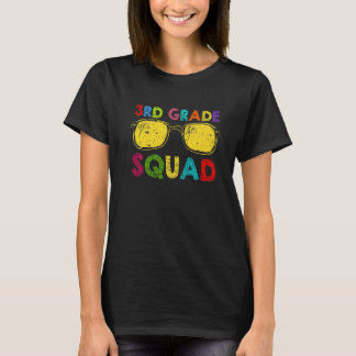 3rd Grade Squad Back To School Third Grade Teacher T-shirt