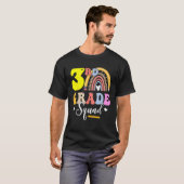 3rd Grade Squad Teachers Kids Third Grade Back to T-shirt (Voorkant volledig)