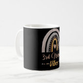 3rd Grade Vibes Rainbow Third Grade Back to School Koffiemok (Voorkant links)