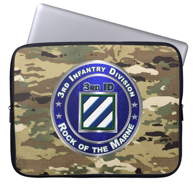 3rd Infantry Division Laptop Sleeve (Voorkant)