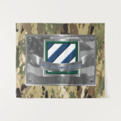 3rd Infantry Division Wandkleed (Voorkant (horizontaal))