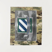 3rd Infantry Division Wandkleed (Voorkant)