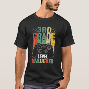  3RD-kwaliteit ontgrendelde videoband achteraan T-shirt