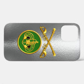 3rd Pantsercavalerie Crossed Sabers Metal Case-Mate iPhone Case (Achterkant (horizontaal))