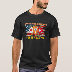 3rd Signal Brigade Army Signal Corp Amerikaanse vl T-shirt