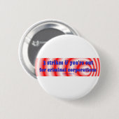 3StrikesCorps Ronde Button 5,7 Cm (Voorkant /achterkant)