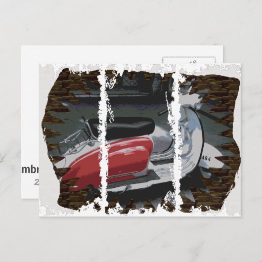 3Tall sale enferme dans une boîte la carte postale (Devant / Derrière)