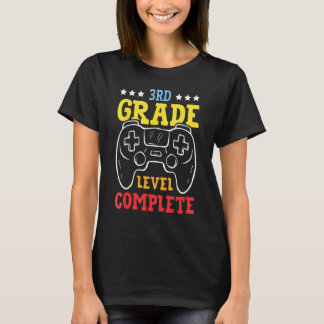 3th Grade Level Complete Gamer Class Of Graduation T-shirt