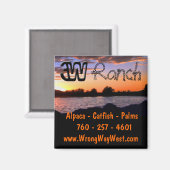 3W Ranch Magneet (Voorkant / Achterkant)