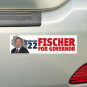 3X11 Fischer for Governor Bumper Sticker (En voiture)