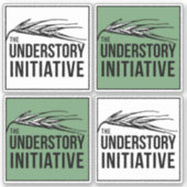 3x3 waterdichte understory stickers (Voorkant)