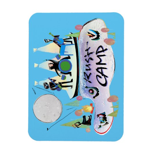 3x4 Frig Magnet RushCamp ! (Vertical)