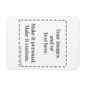 3x4" Klaar om magneet aan te passen (Horizontaal)