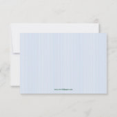 3x5 Garçons Invitation Anniversaire Bannière Bleue (Dos)