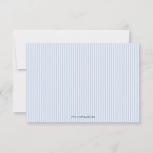 3x5 Garçons Invitation Anniversaire Bannière Bleue (Dos)