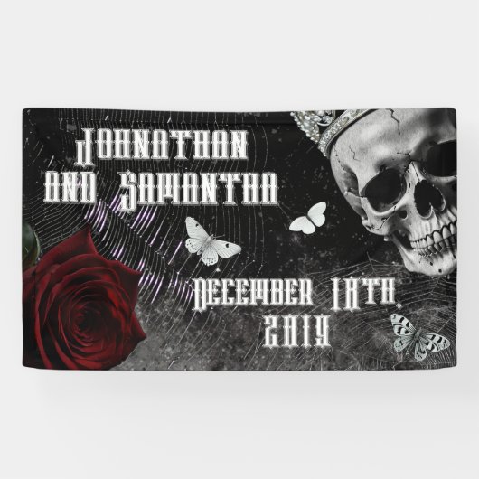 3'x5' Gepersonaliseerde Banner Haunting Adeline Za (Horizontaal)
