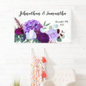 3'x5' Gepersonaliseerde Banner Lavendel Hibiscus o (Insitu)