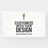  3'x5' lege banner voor gebeurtenisweergave (Horizontaal)