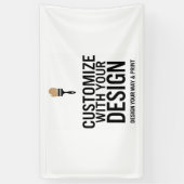  3'x5' lege banner voor gebeurtenisweergave (Verticaal)