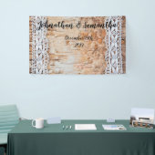 3'x5' Personnalisé Bannière pays grange dentelle e (Salon professionnel)