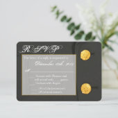 3x5 R.S.V.P. Beantwoorden Kaart ARMY JURK GROEN UN (Staand voorkant)