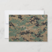 3x5 R.S.V.P. Beantwoorden Kaart Marine DIGITAL PRI (Achterkant)