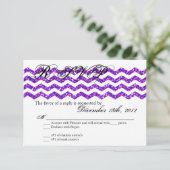 3x5 R.S.V.P. Parties scintillant de réponse de la (Debout devant)