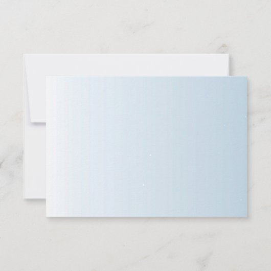 3x5 R.S.V.P. Reply Kaart Crystal Snowflakes Winter (Achterkant)